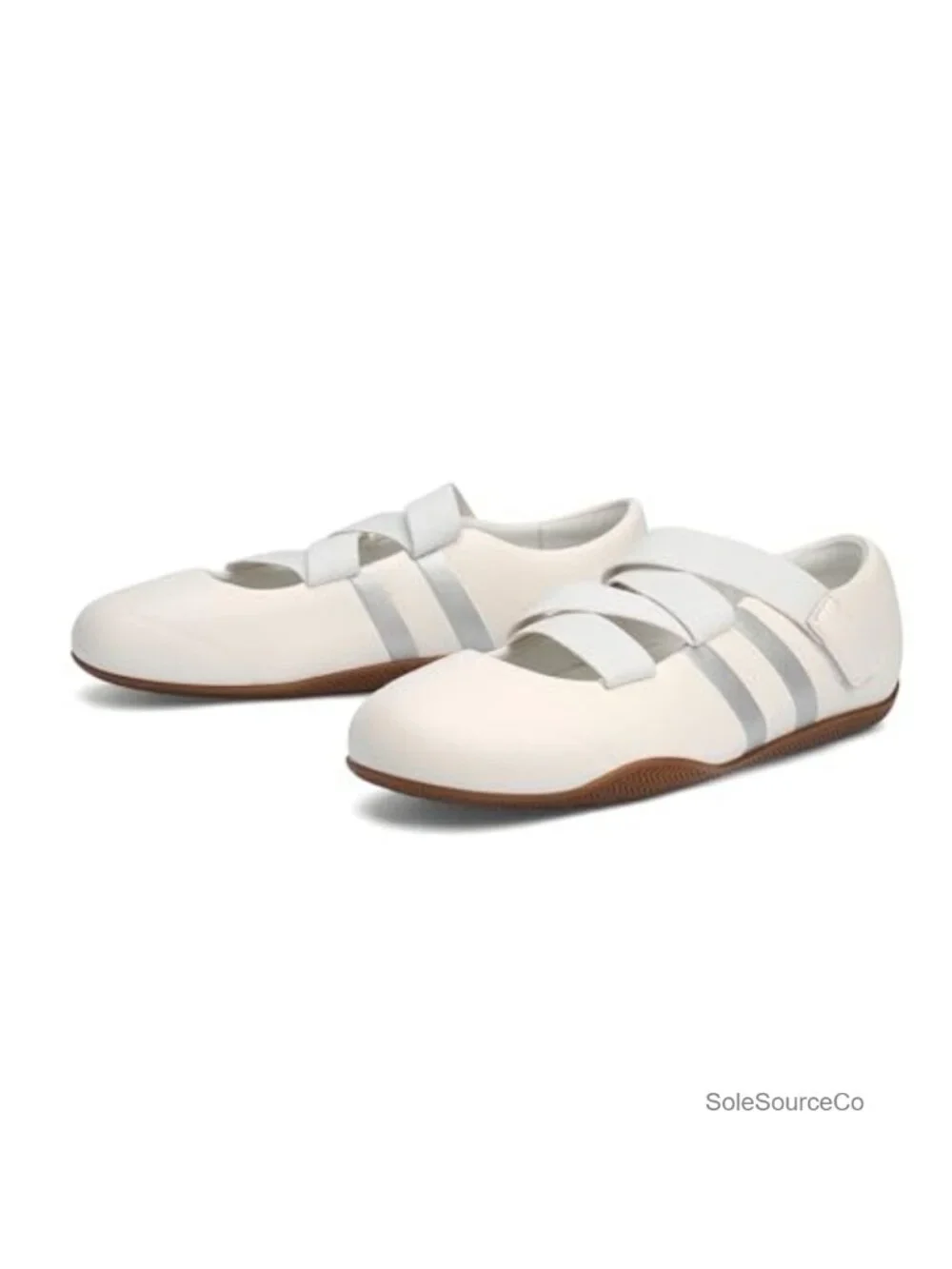 Women's Mary Jane Fashion Sneakers - Faux Leather Slip-On Comfortable